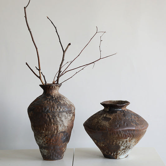 Gohobi wabi-sabi wind ceramic vase