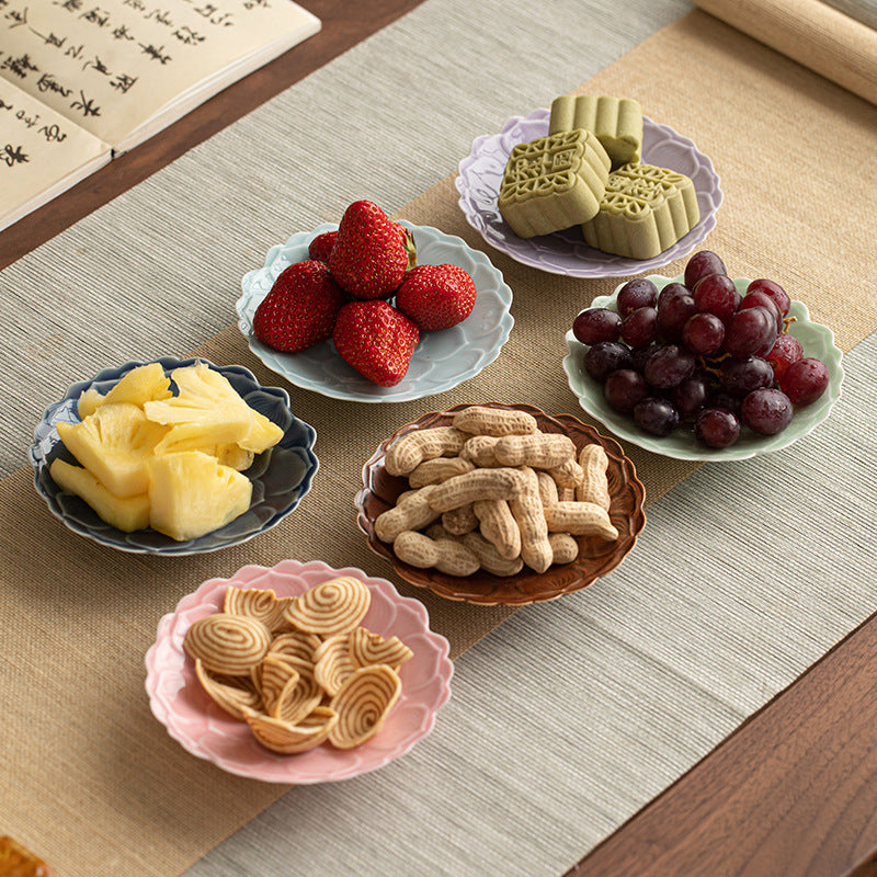 Gohobi, petite assiette de fruits glacés japonais traditionnels - Lotus 011