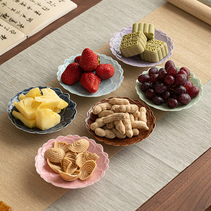 Gohobi, petite assiette de fruits glacés japonais traditionnels - Lotus 011