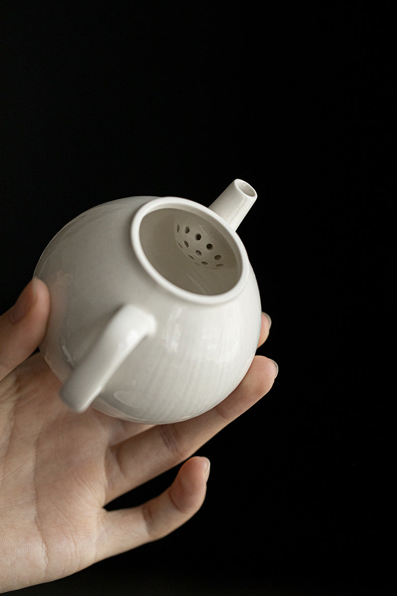 Gohobi Japanese-Style Grass Ash Glaze Teapot