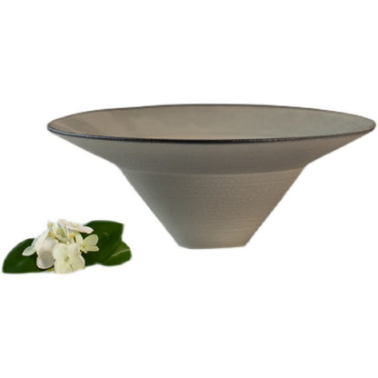 Gohobi Morden Large White Ikebana Vase