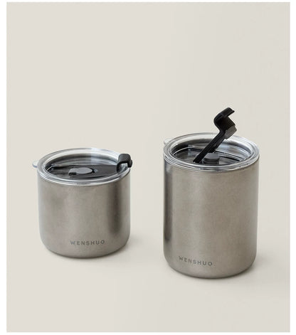 Gohobi 304 Stainless Steel Lidded Camping Cup