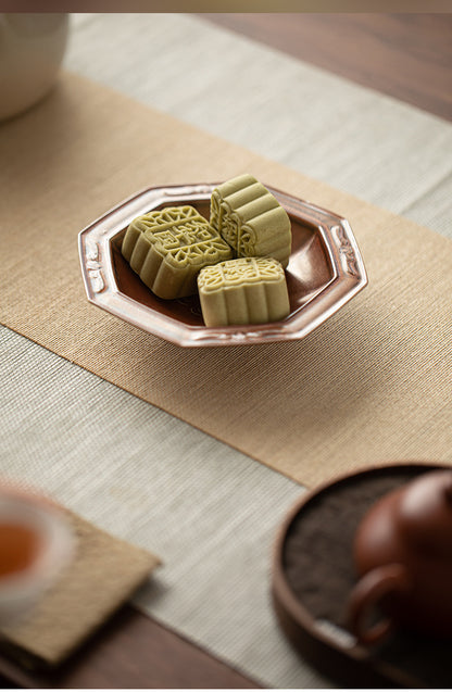 Gohobi Traditional Japanese Glazed Fruit Nuts Small Plate - Octagon 005
