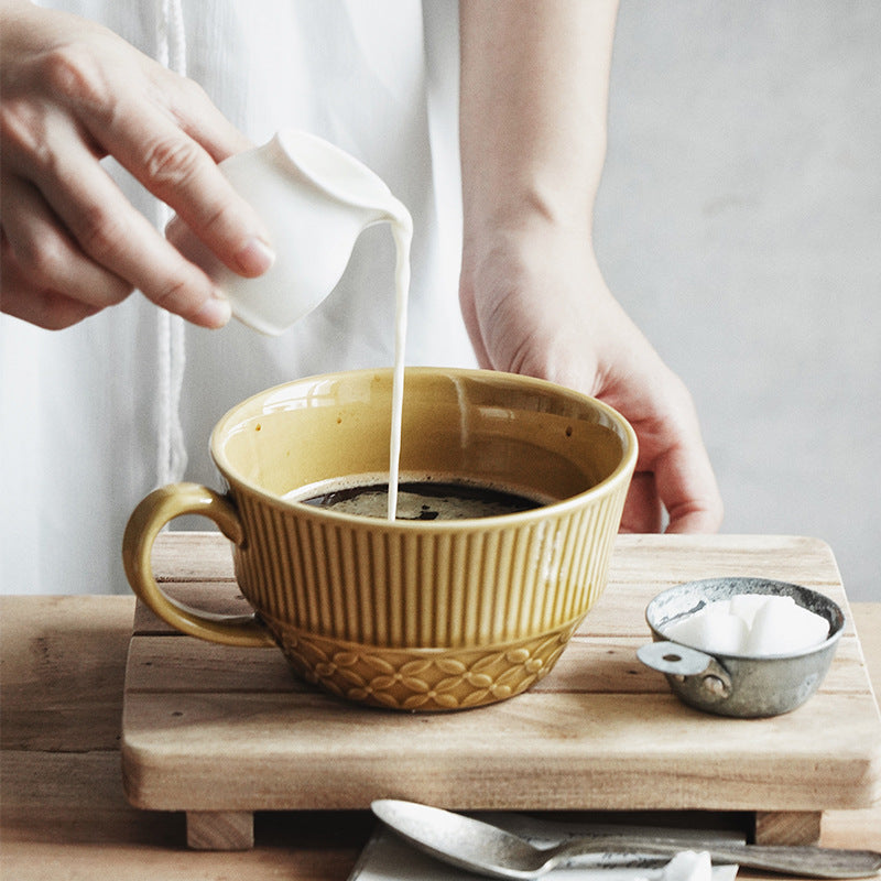 Gohobi Japanese Kiln-Changed Ceramic Mug