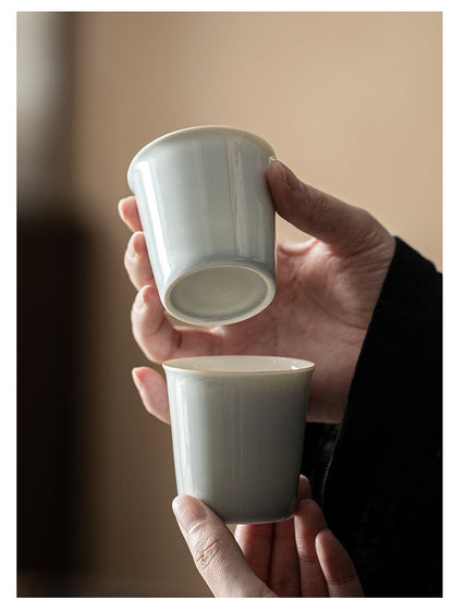 Gohobi Japanese Style Ice Grey and Green Tea Cup 002
