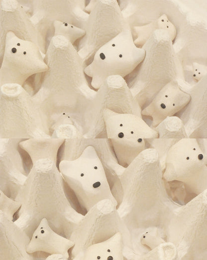 Gohobi x Little Diary Handmade Ceramic Dog