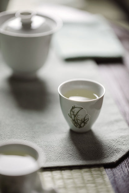 Gohobi Vintage Window White Tea Cup