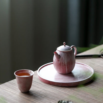 Gohobi Handmade Pink Paint Teapot