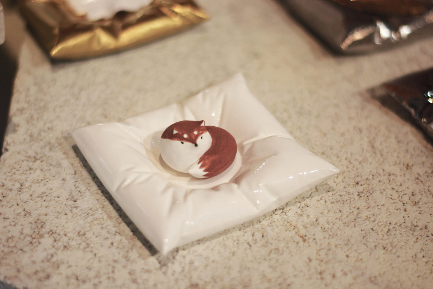 Gohobi x Little Diary Handmade Ceramic Fox