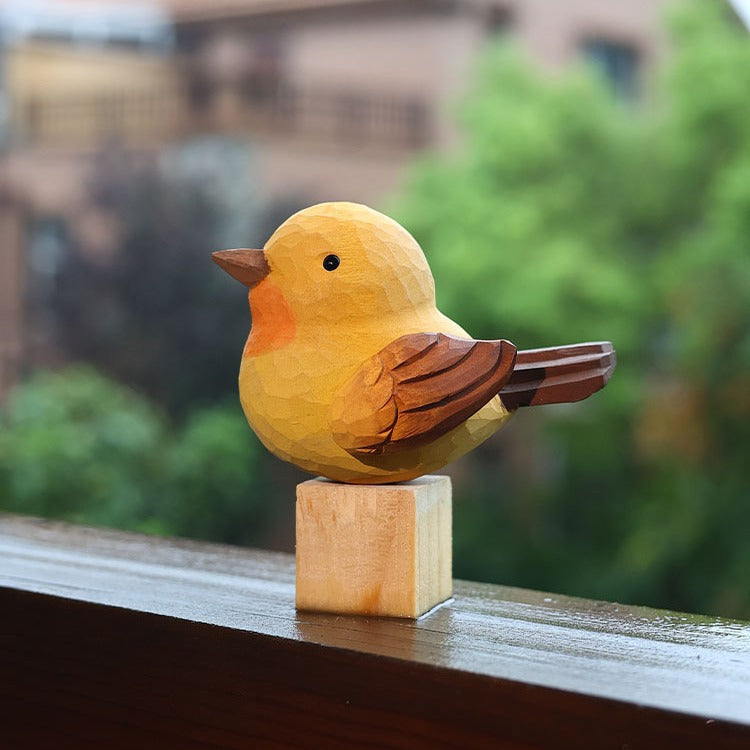 Gohobi Handmade Wooden Bird Ornament