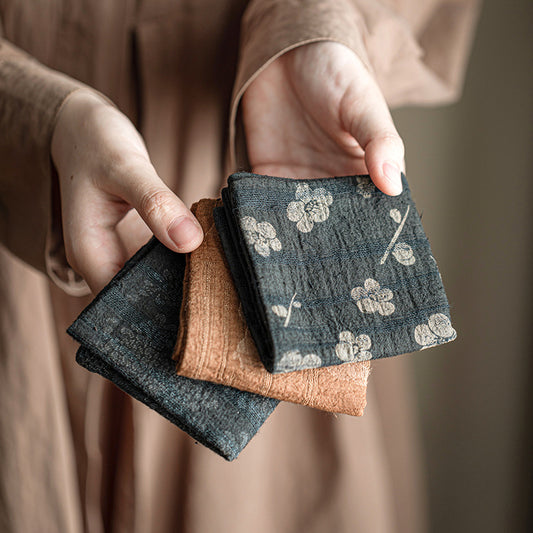 Gohobi Hand-dyed Cotton and Linen Gongfu Tea Towel