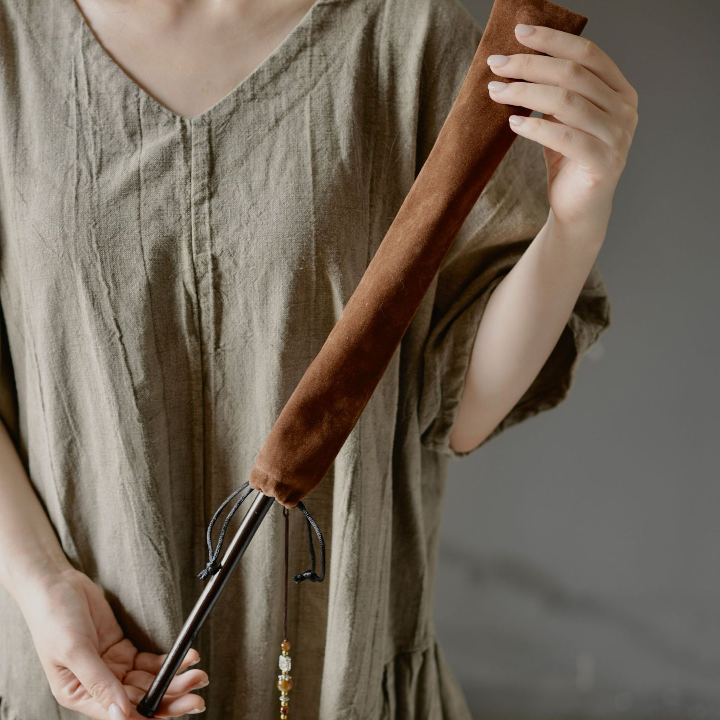 Gohobi Handwoven Bamboo Waist Fan