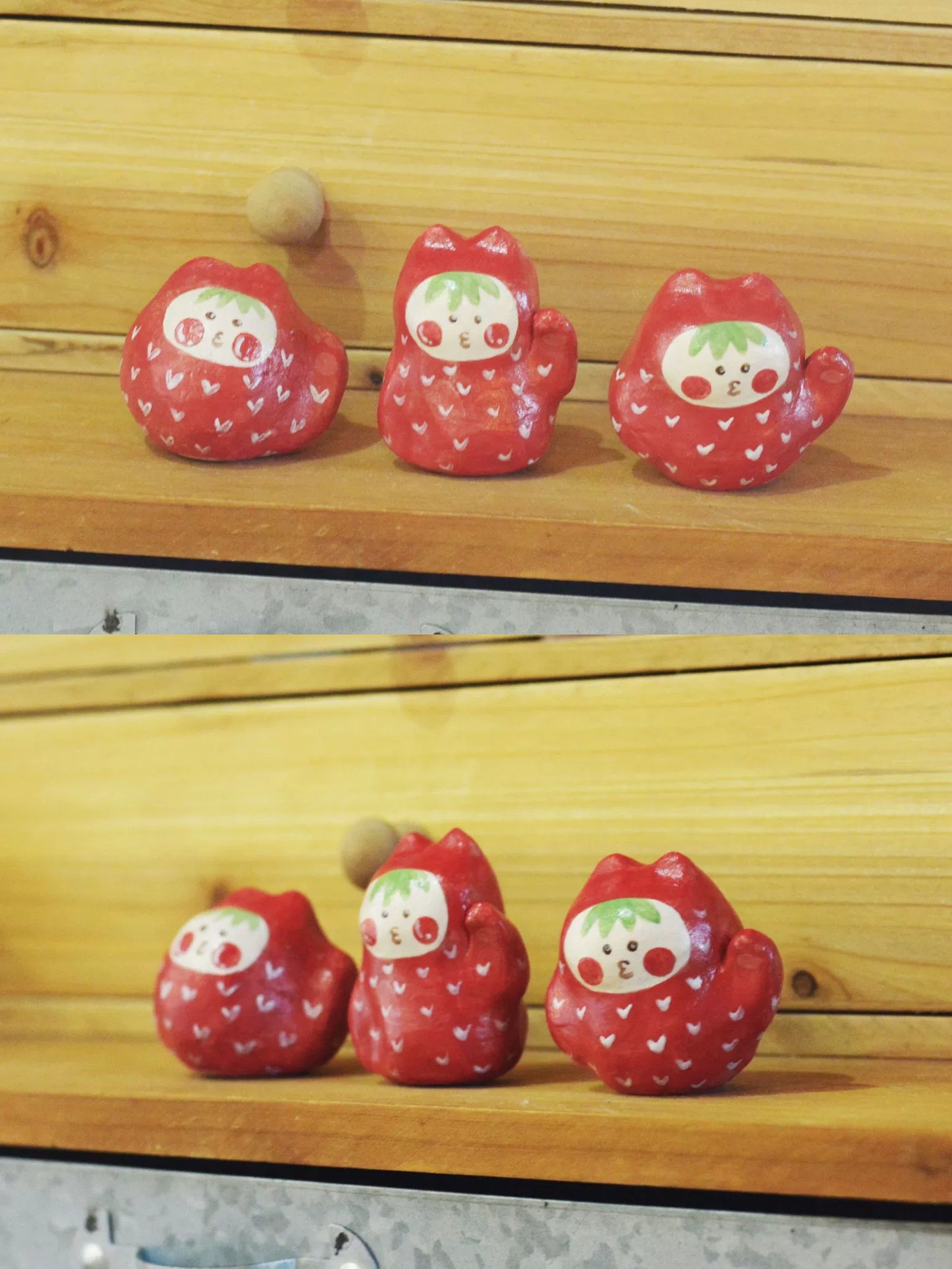 Gohobi x Little Diary Handmade Ceramic Lucky Cat