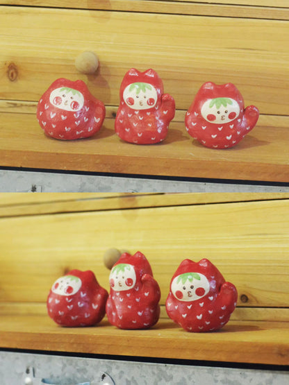 Gohobi x Little Diary Handmade Ceramic Lucky Cat