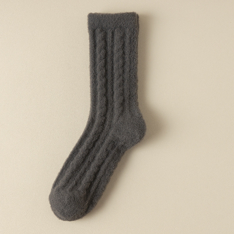 Gohobi Velvet Thickened Twist Socks