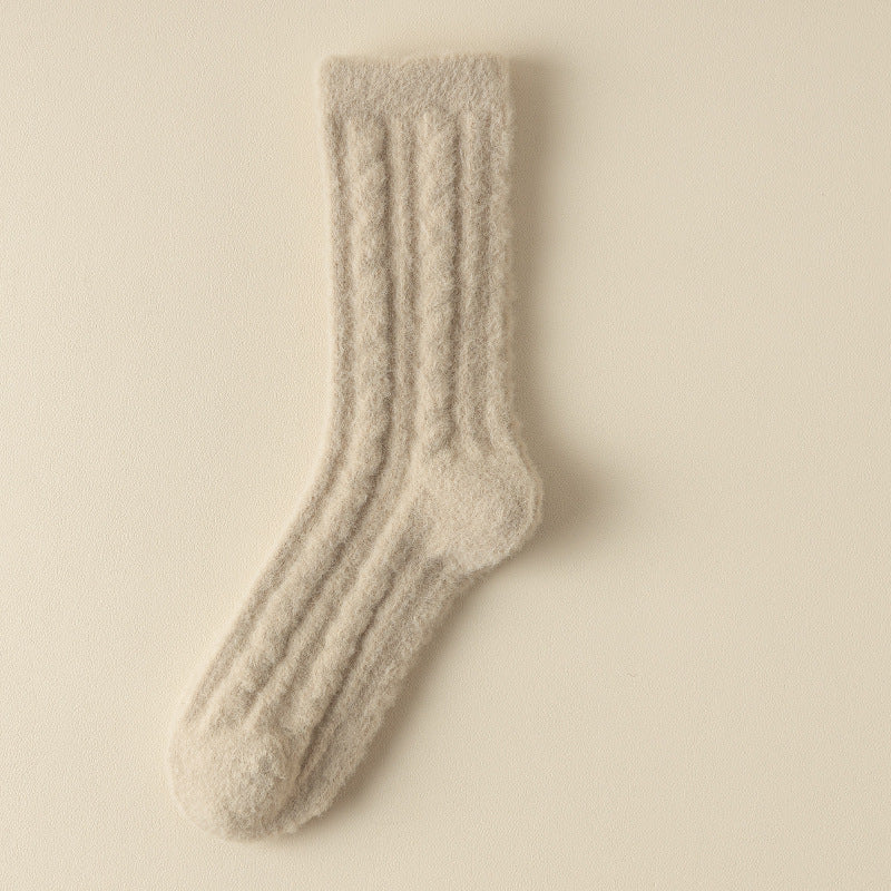 Gohobi Velvet Thickened Twist Socks