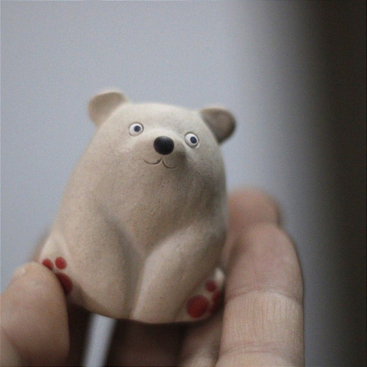 Gohobi Handcrafted Mini Bear Tea Pet