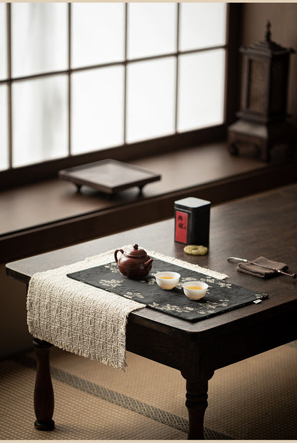 Gohobi Guofeng Brocade Tea Banquet Double-Sided Embroidered Tea Towel