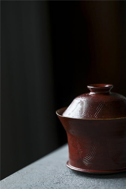 Gohobi Handmade Red Gaiwan