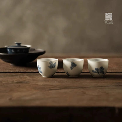 [賦山敘 x Gohobi] Blue and White "Cabbage" Small Tea Cup