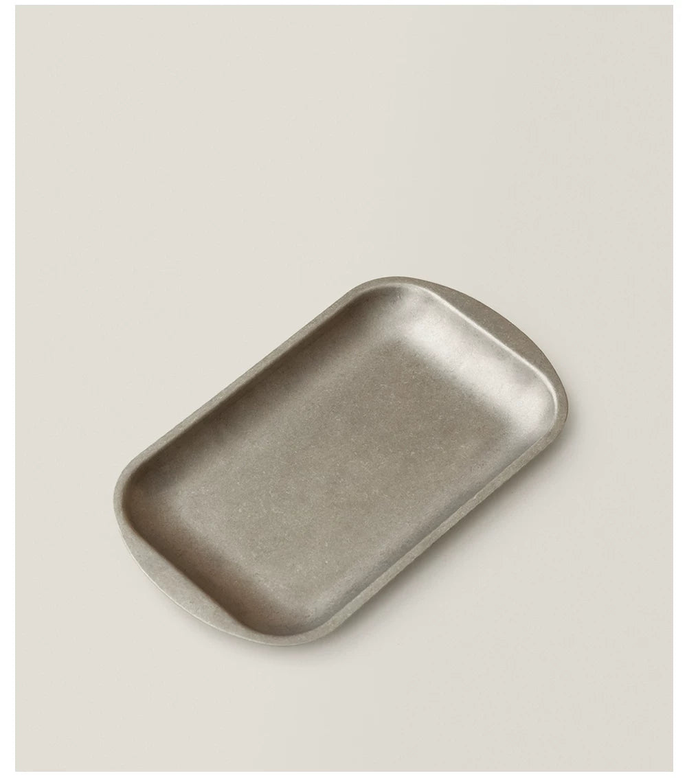 Gohobi Retro 304 Stainless Steel Rectangular Serving Tray