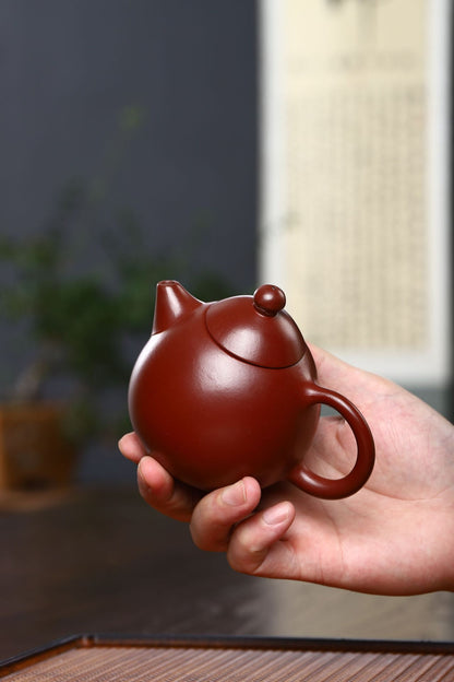 Gohobi Yixing Red Clay Dragon Egg Teapot