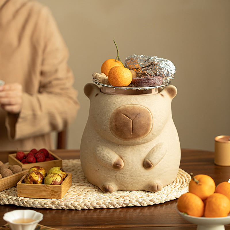 Gohobi Traditional Teapot and Stove Set 002 Capybara