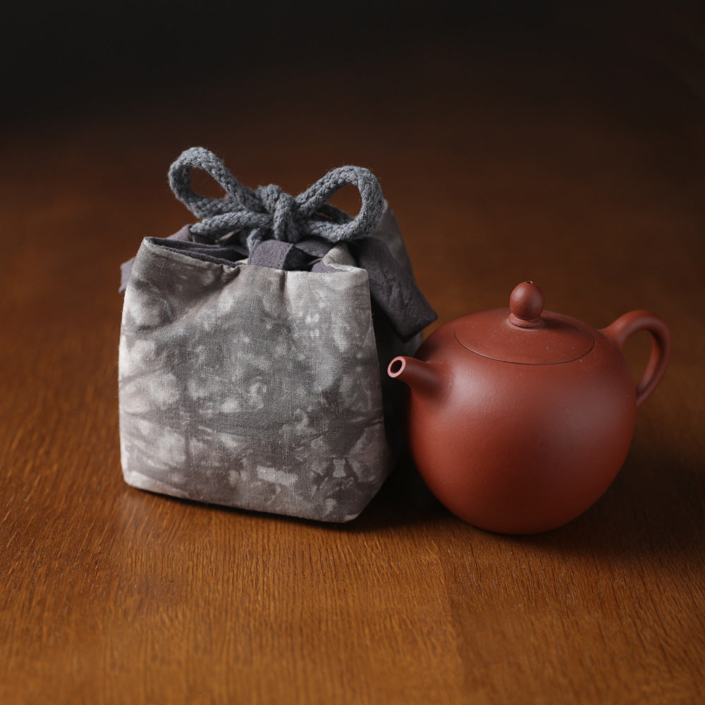 Gohobi Dyed Fabric Teaware Storage Travel Bag