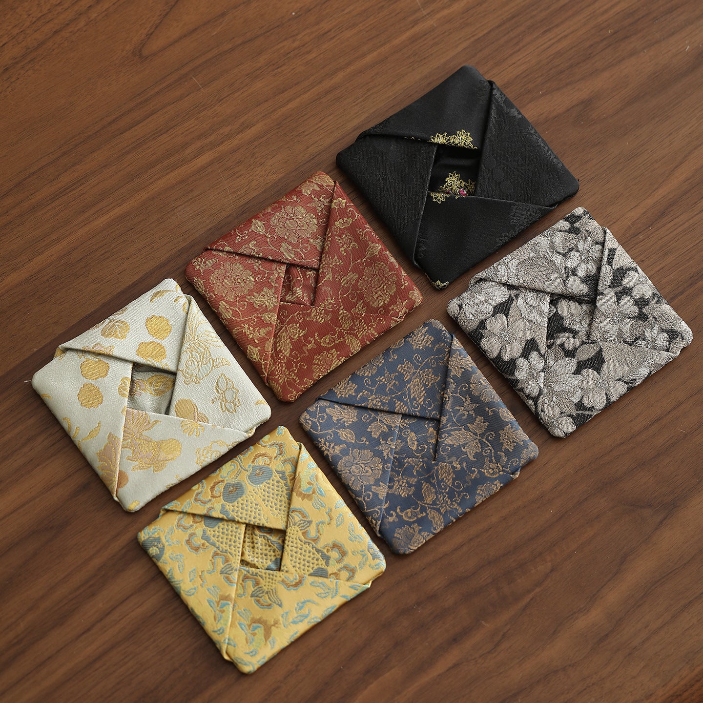 Gohobi Gaiwan Lid Brocade Fabric Cover