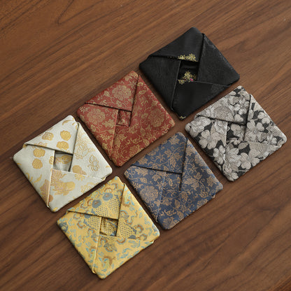 Gohobi Gaiwan Lid Brocade Fabric Cover