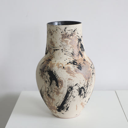 Gohobi Original Oil Painting Designer Ceramic Vase