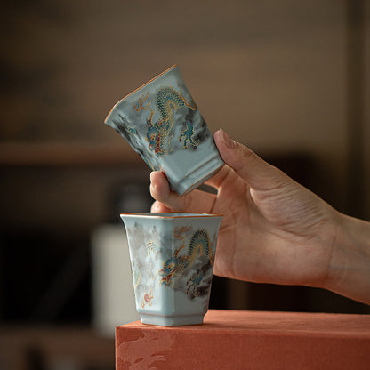 Gohobi Square Dragon Teacup