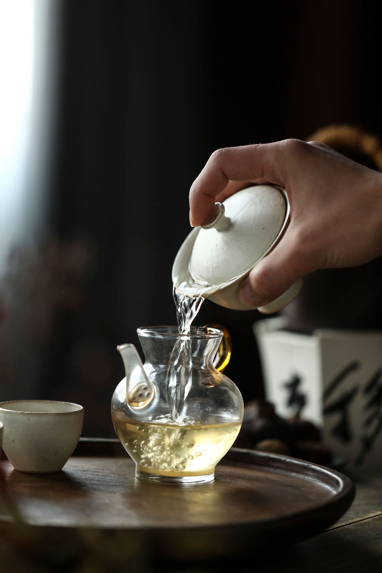 Gohobi Jingdezhen Artisan Japanese-Style High-Footed Gaiwan