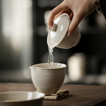 Gohobi Grass Wood Ash Glaze Large Gaiwan