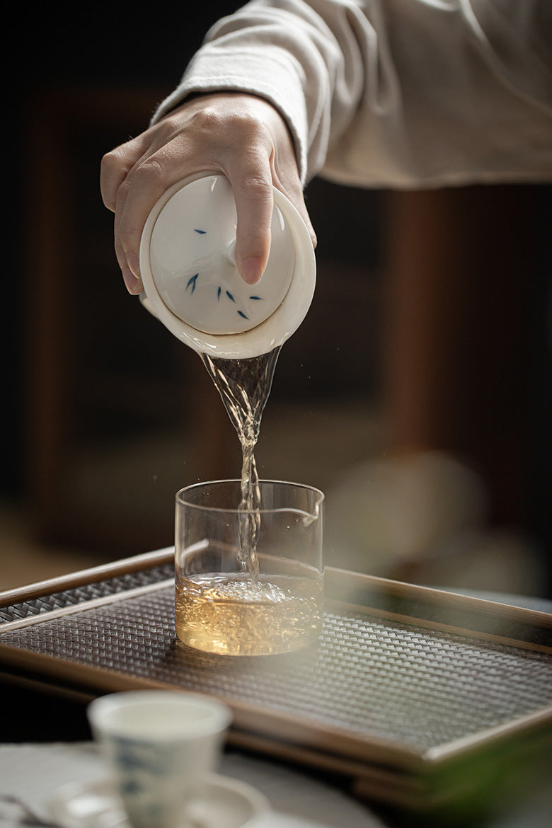 Gohobi Hand-Painted Bamboo Celadon Gaiwan