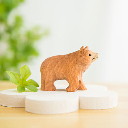 Gohobi Handcrafted Wooden Animal Ornament