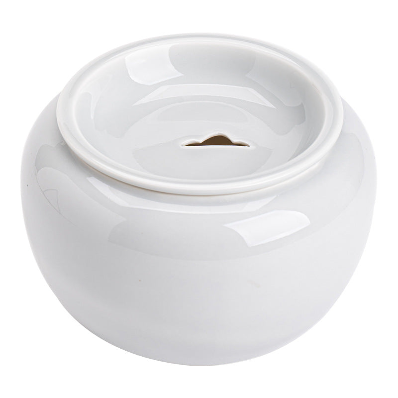 Cendres glacées Yuanshan Jianshui ménage tasse moyenne et petite tasse à thé lavage céramique réservoir de résidus de thé réservoir d'eau simple accessoires de service à thé de kung fu
