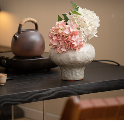 [Sea freight only] Gohobi Retro Shino Ware Ceramic Vase