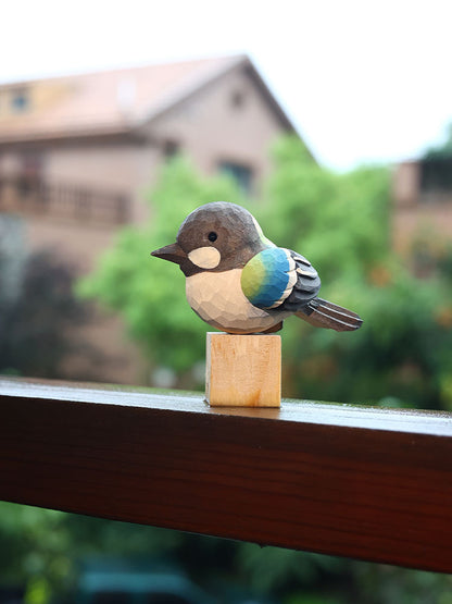 Gohobi Handmade Wooden Bird Ornament