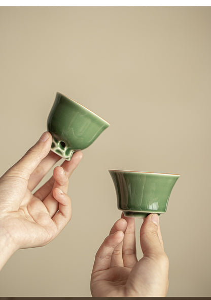 Gohobi Handmade Green Tea Cup