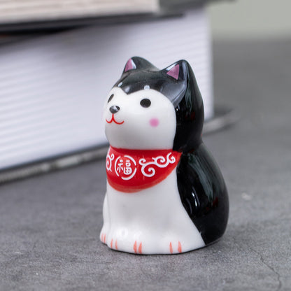 Gohobi Handmade Ceramic Shiba Inu Ornament