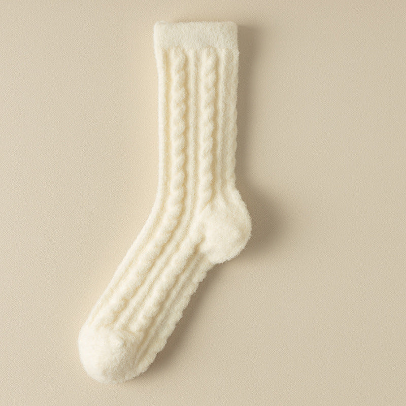 Gohobi Velvet Thickened Twist Socks