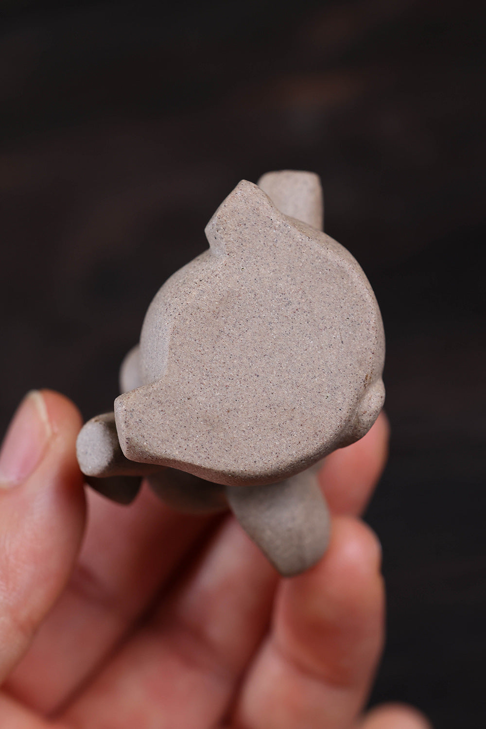 Gohobi Yixing Purple Clay Love Elephant Tea Pet – Handmade Lucky Ornament