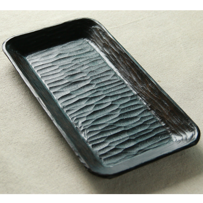 Gohobi Handcrafted Cherry Wood Tea Tray