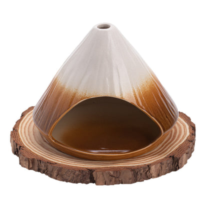Gohobi Mount Fuji Ceramic Incense Fireplace