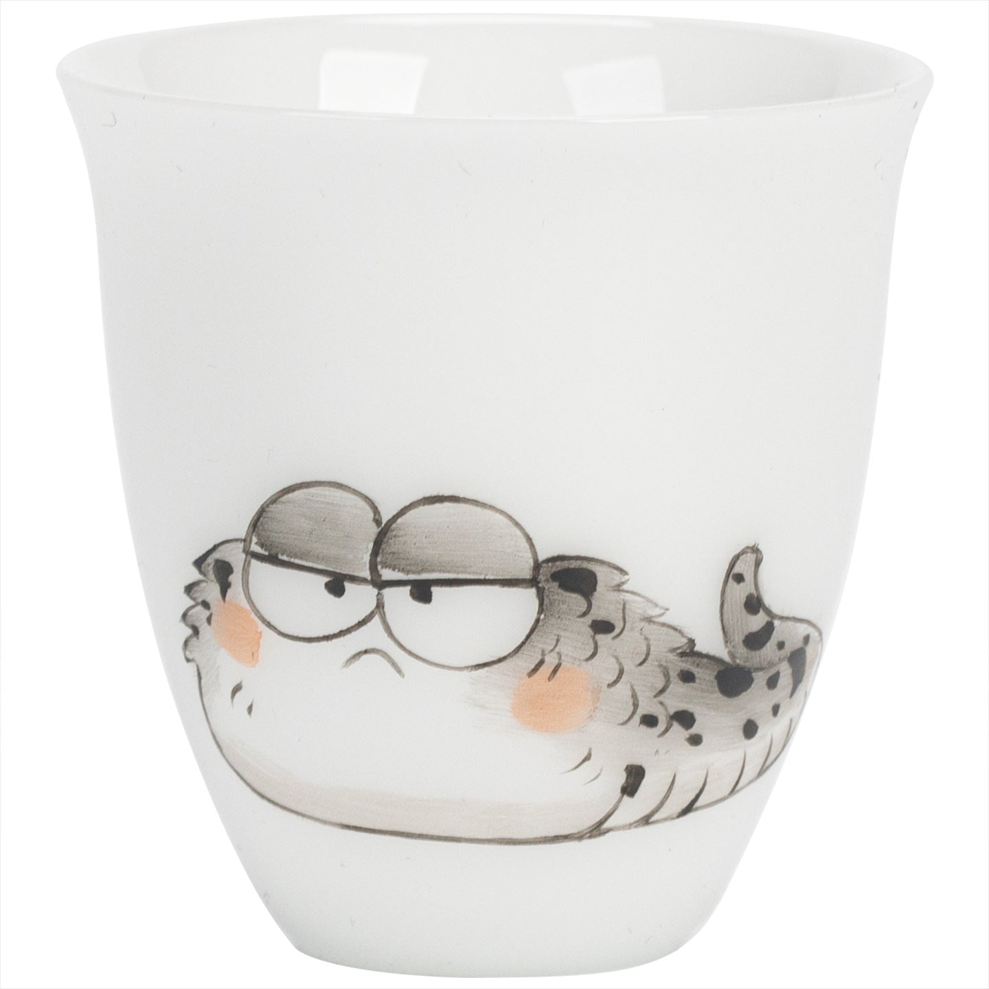 Gohobi White Jade Clay Chinese Zodiac Gongfu Tea Cup – Personal Ceramic Master Cup for Home Use and Gift