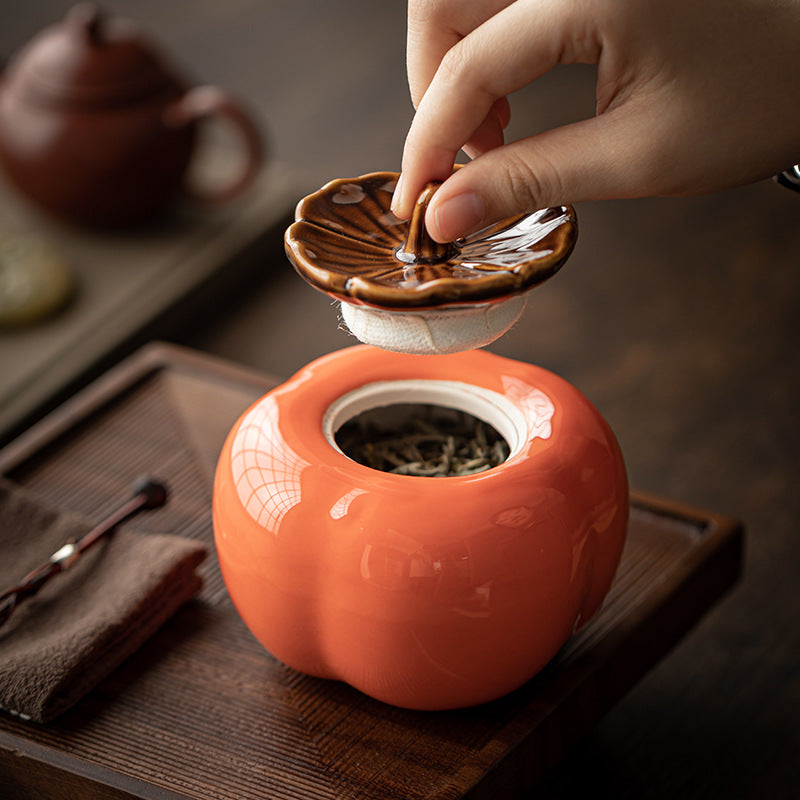 Gohobi Persimmon Shaped Food Container Storage