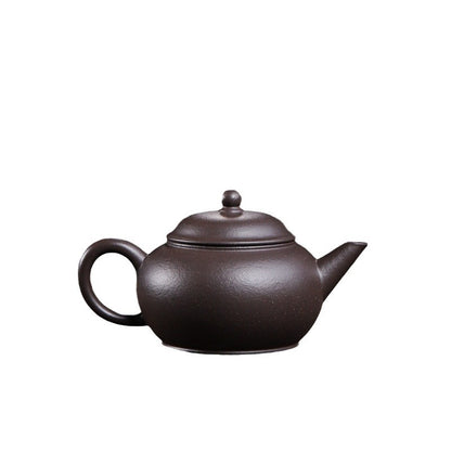 [Chingshui Tang 青水堂] Handmade Yixing Celadon Zisha Clay Shui Ping Teapot 100ml – Original Ore Tianqing Clay Thin-Walled Gongfu Tea Teapot with Built-In Filter