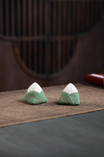 Gohobi Yixing Purple Clay Champion Zongzi Tea Pet – Dragon Boat Festival Ornament