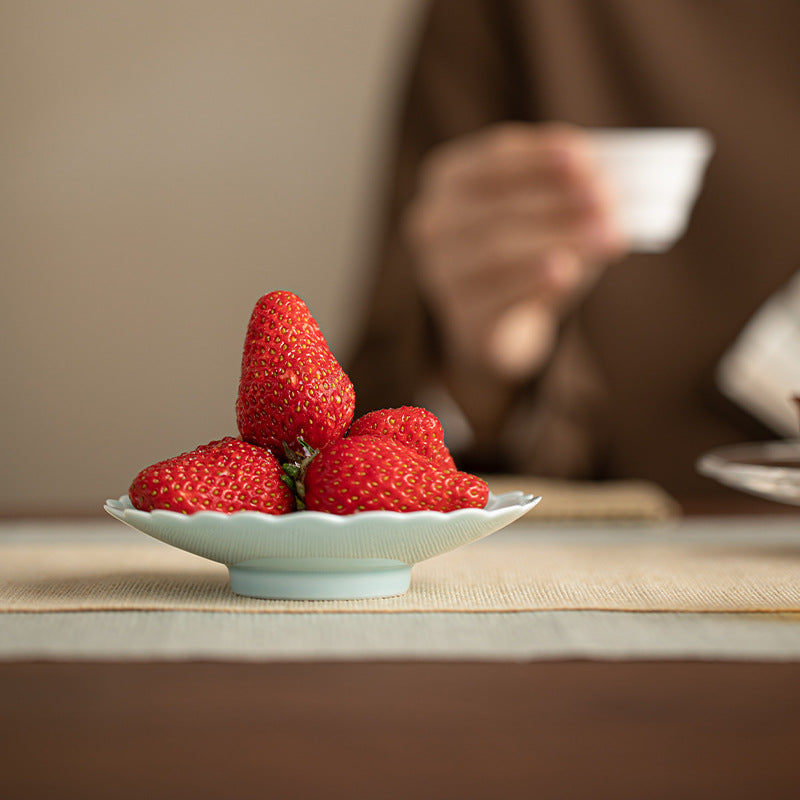 Gohobi, petite assiette de fruits glacés japonais traditionnels - Lotus 011